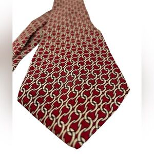 Vintage Polo Ralph Lauren Handmade Jacquard Woven Silk Neck Tie Equestrian Line